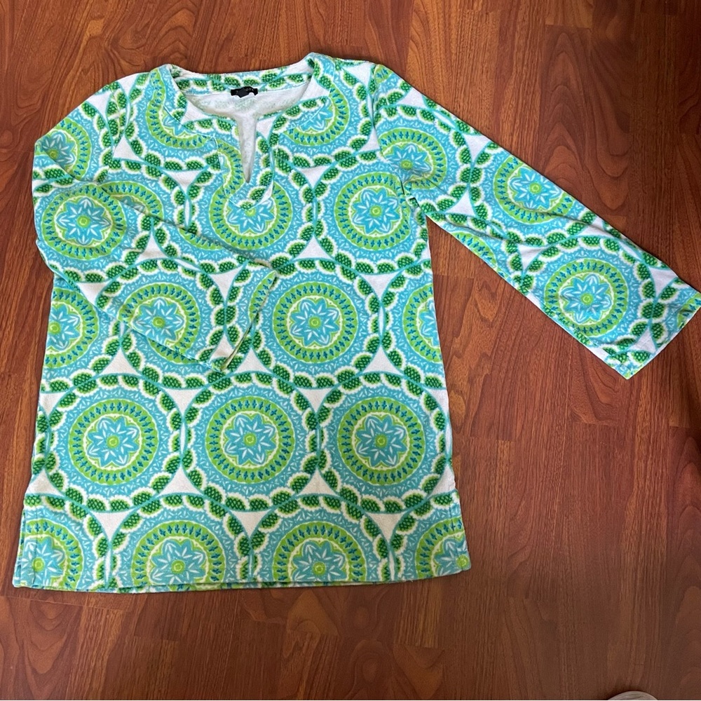 Talbots Terry Beach Cover Up Size Medium